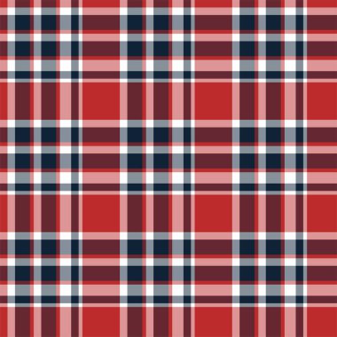Ekose desenleri kontrol et. Tekstil süslemesinin vektör arkaplanı. Düz kumaş tasarımı. Tartan.