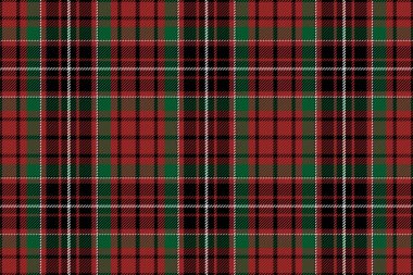 Ekose desenli. Kumaş dokusunu kontrol et. Çizgili kare arka plan. Vektör tekstil tasarımı tartan.
