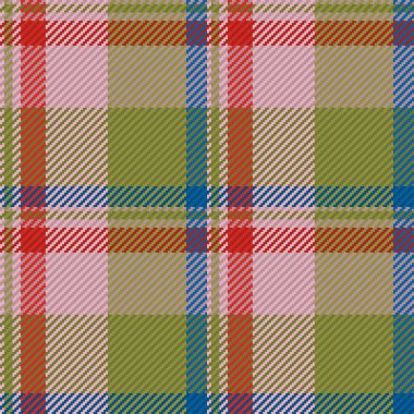İskoç ekosesinin kusursuz deseni. Kumaş dokusunu kontrol ederek tekrarlanabilir arkaplan. Çizgili tekstil izinin düz vektör arkaplanı.