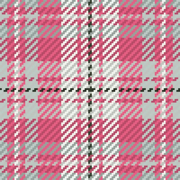 Бесшовный Рисунок Шотландского Тартана Клетку Повторяющийся Фон Проверкой Текстуры Ткани — стоковый вектор