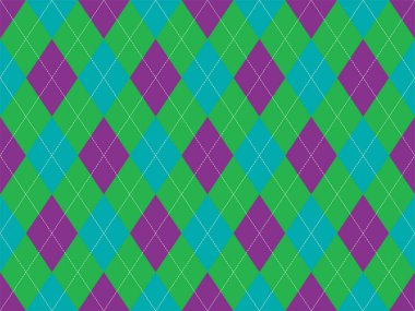 Argyle deseni kusursuz. Kumaş dokusu arka planı. Klasik argill vektör süslemesi.