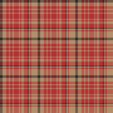 Ekose desenleri kontrol et. Tekstil süslemesinin vektör arkaplanı. Düz kumaş tasarımı. Tartan.