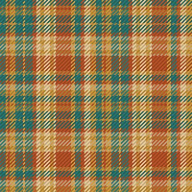 İskoç ekosesinin kusursuz deseni. Kumaş dokusunu kontrol ederek tekrarlanabilir arkaplan. Çizgili tekstil izinin düz vektör arkaplanı.