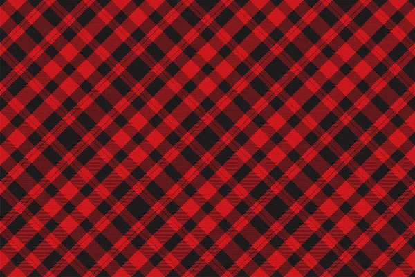 Plaid Pattern Seamless Check Fabric Texture Stripe Square Background Vector — Stock Vector