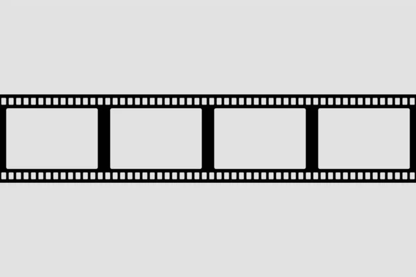 Film Bande Vecteur Élément Conception Cadre Design Rétro — Image vectorielle