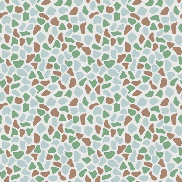Terrazzo Textur Marmorsplitter Aus Stein Nahtloses Muster Vektor Hintergrund Zum — Stockvektor