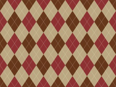 Argyle deseni kusursuz. Kumaş dokusu arka planı. Klasik argill vektör süslemesi.