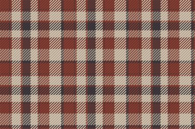 İskoç ekosesinin kusursuz deseni. Kumaş dokusunu kontrol ederek tekrarlanabilir arkaplan. Çizgili tekstil izinin düz vektör arkaplanı.