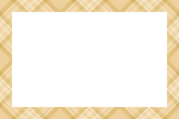 Vintage Frame Vector Scottish Border Pattern Retro Style Krása Prázdné — Stockový vektor