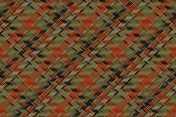 Seamless Pattern Scottish Tartan Plaid Repeatable Background Check Fabric Texture — Stock Vector