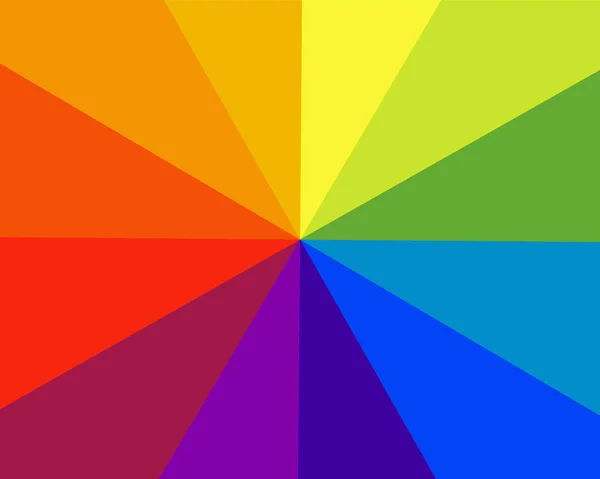 Fondo Radial Color Arco Iris Fondo Color Abstracto Vectorial — Vector de stock