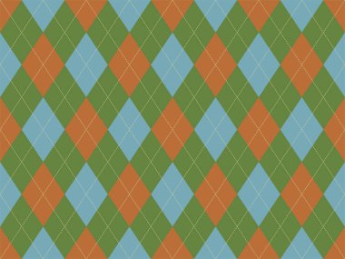 Argyle deseni kusursuz. Kumaş dokusu arka planı. Klasik argill vektör süslemesi.