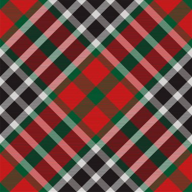 Ekose desenli. Kumaş dokusunu kontrol et. Çizgili kare arka plan. Vektör tekstil tasarımı tartan.