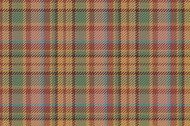 İskoç ekosesinin kusursuz deseni. Kumaş dokusunu kontrol ederek tekrarlanabilir arkaplan. Çizgili tekstil izinin düz vektör arkaplanı.