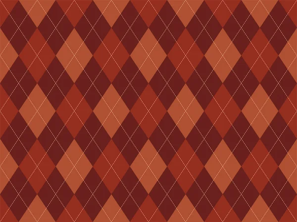 Padrão Argyle Sem Costura Fundo Textura Tecido Ornamento Clássico Vetor — Vetor de Stock