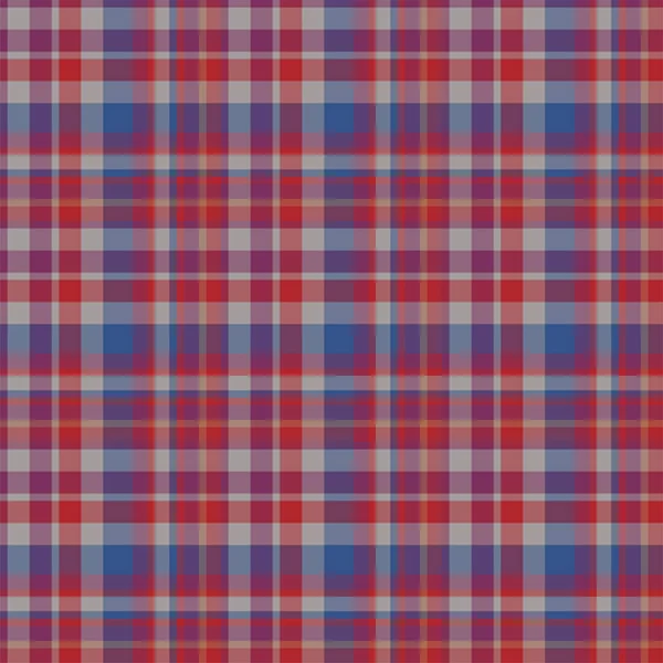 Vérifier Motif Sans Couture Plaid Fond Vectoriel Ornement Textile Conception — Image vectorielle