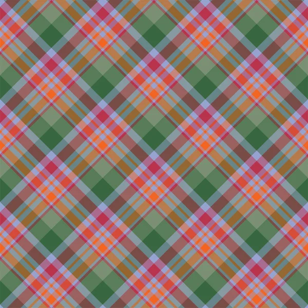 Vérifier Motif Sans Couture Plaid Fond Vectoriel Ornement Textile Conception — Image vectorielle