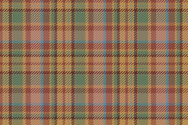 Seamless Pattern Scottish Tartan Plaid Repeatable Background Check Fabric Texture — Stock Vector