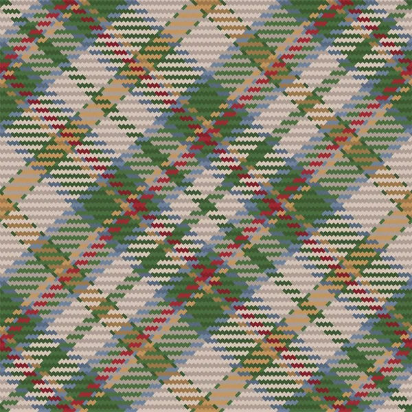 Бесшовный Рисунок Шотландского Тартана Клетку Повторяющийся Фон Проверкой Текстуры Ткани — стоковый вектор