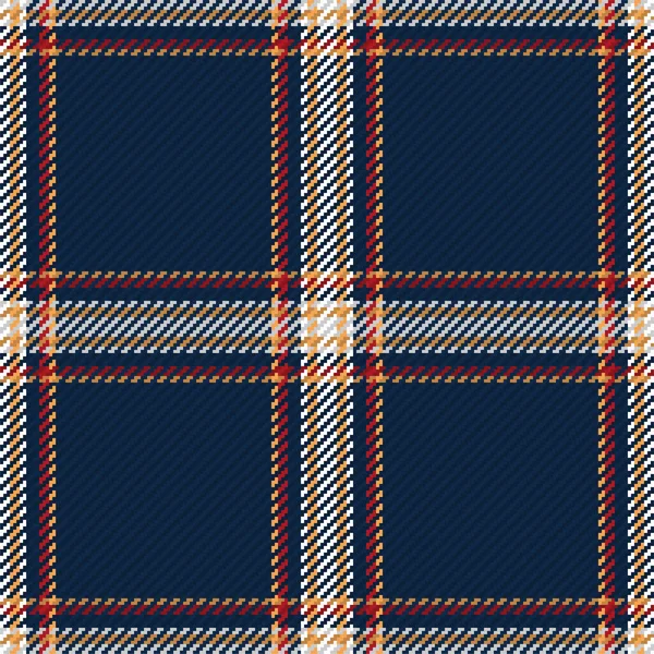 Seamless Pattern Scottish Tartan Plaid Repeatable Background Check Fabric Texture — Stock Vector