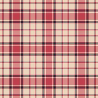 Ekose desenleri kontrol et. Tekstil süslemesinin vektör arkaplanı. Düz kumaş tasarımı. Tartan.