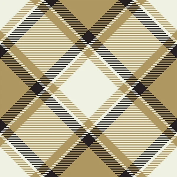 Check Plaid Pattern Seamless Tartan Fabric Texture Stripe Square Background — Stock Vector