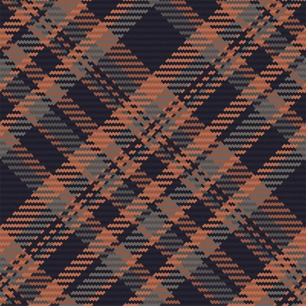 Padrão Sem Costura Xadrez Tartan Escocês Fundo Repetível Com Textura — Vetor de Stock