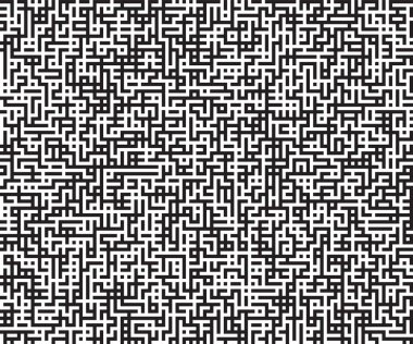 Teknoloji dijital şablonu kusursuz. Vektör geometrik arkaplan siyah ve beyaz.