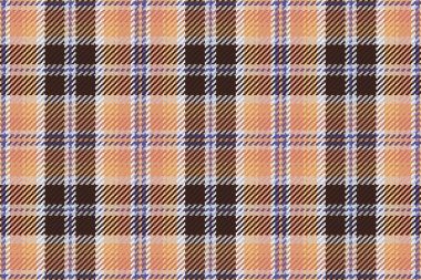 İskoç ekosesinin kusursuz deseni. Kumaş dokusunu kontrol ederek tekrarlanabilir arkaplan. Çizgili tekstil izinin düz vektör arkaplanı.