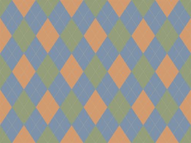 Argyle deseni kusursuz. Kumaş dokusu arka planı. Klasik argill vektör süslemesi.