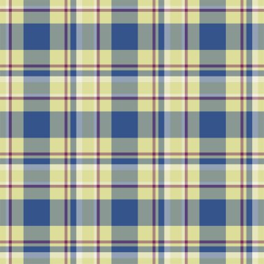 Ekose desenleri kontrol et. Tekstil süslemesinin vektör arkaplanı. Düz kumaş tasarımı. Tartan.