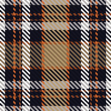 Ekose desenli. Kumaş dokusunu kontrol et. Çizgili kare arka plan. Vektör tekstil tasarımı tartan.