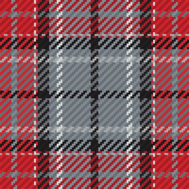 İskoç ekosesinin kusursuz deseni. Kumaş dokusunu kontrol ederek tekrarlanabilir arkaplan. Çizgili tekstil izinin düz vektör arkaplanı.