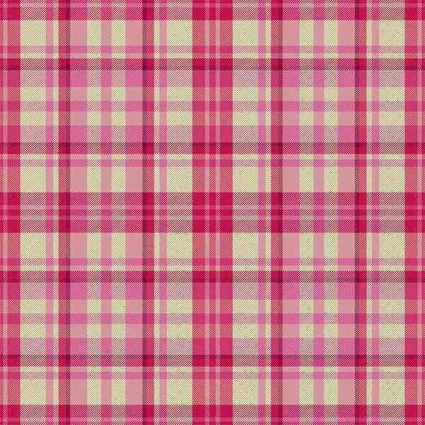 再生パターンをシームレスに 生地の質感をチェック ストライプの正方形の背景 ベクターテキスタイルデザイン Tartan — ストックベクタ