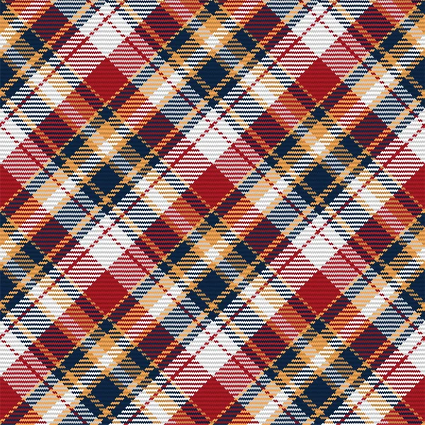 スコットランドのタータンのシームレスなパターンが再生されます チェック生地の質感で繰り返し背景 平たいベクトルの背景 Print — ストックベクタ