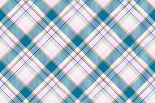 Vecteur Motif Carreaux Écossais Tartan Sans Couture Tissu Fond Rétro — Image vectorielle