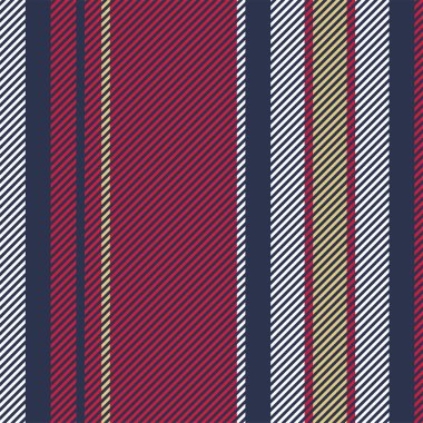 Dikey çizgiler kusursuz desen. Çizgiler vektör soyut tasarımı. Moda tekstili için uygun şerit dokusu.