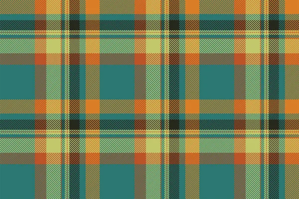 Vecteur Motif Carreaux Écossais Tartan Sans Couture Tissu Fond Rétro — Image vectorielle