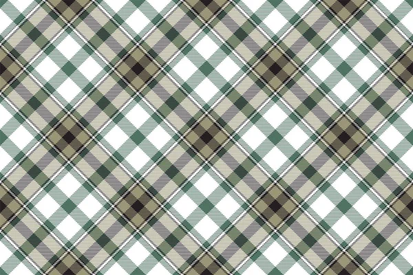 再生パターンをシームレスに 生地の質感をチェック ストライプの正方形の背景 ベクターテキスタイルデザイン Tartan — ストックベクタ