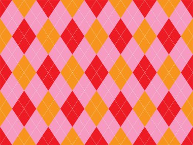 Argyle deseni kusursuz. Kumaş dokusu arka planı. Klasik argill vektör süslemesi.
