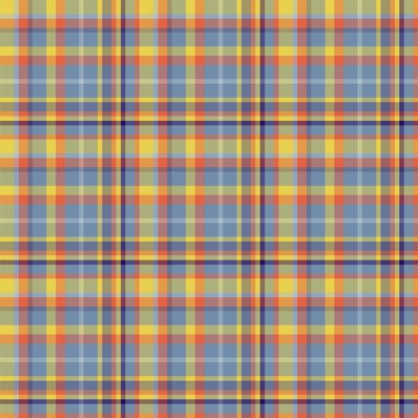 Ekose desenleri kontrol et. Tekstil süslemesinin vektör arkaplanı. Düz kumaş tasarımı. Tartan.