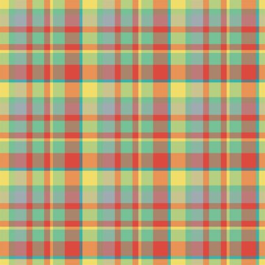 Ekose desenleri kontrol et. Tekstil süslemesinin vektör arkaplanı. Düz kumaş tasarımı. Tartan.