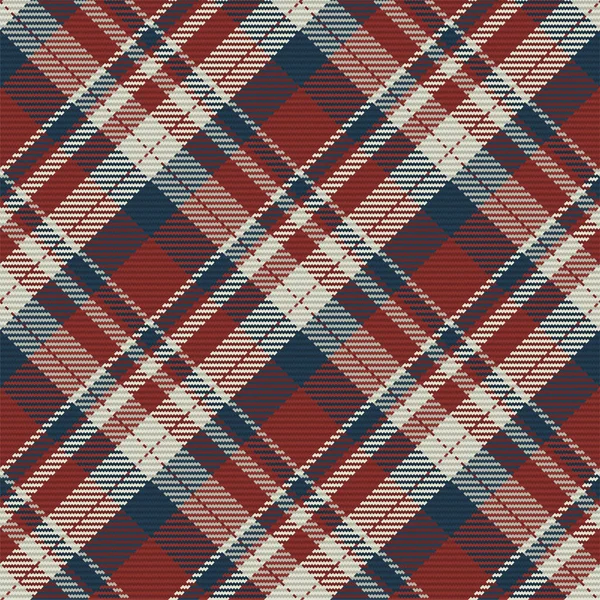 Padrão Sem Costura Xadrez Tartan Escocês Fundo Repetível Com Textura — Vetor de Stock