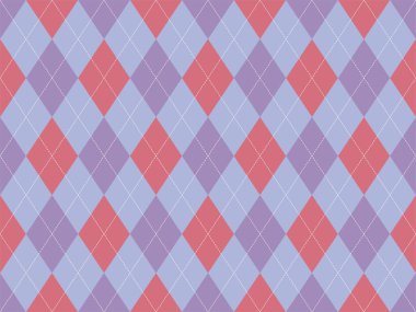 Argyle deseni kusursuz. Kumaş dokusu arka planı. Klasik argill vektör süslemesi.