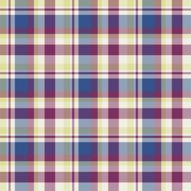 Ekose desenleri kontrol et. Tekstil süslemesinin vektör arkaplanı. Düz kumaş tasarımı. Tartan.