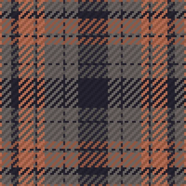 Безшовний Візерунок Шотландської Тартанової Плед Повторюваний Фон Перевіркою Текстури Тканини — стоковий вектор