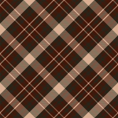 Ekose desenli. Kumaş dokusunu kontrol et. Çizgili kare arka plan. Vektör tekstil tasarımı tartan.