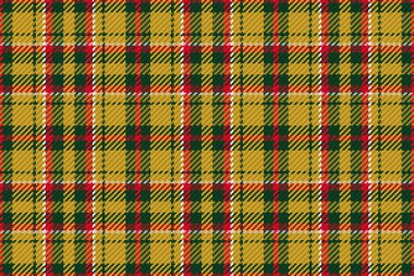 İskoç ekosesinin kusursuz deseni. Kumaş dokusunu kontrol ederek tekrarlanabilir arkaplan. Çizgili tekstil izinin düz vektör arkaplanı.