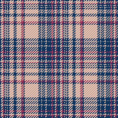 İskoç ekosesinin kusursuz deseni. Kumaş dokusunu kontrol ederek tekrarlanabilir arkaplan. Çizgili tekstil izinin düz vektör arkaplanı.