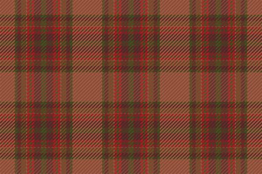 İskoç ekosesinin kusursuz deseni. Kumaş dokusunu kontrol ederek tekrarlanabilir arkaplan. Çizgili tekstil izinin düz vektör arkaplanı.